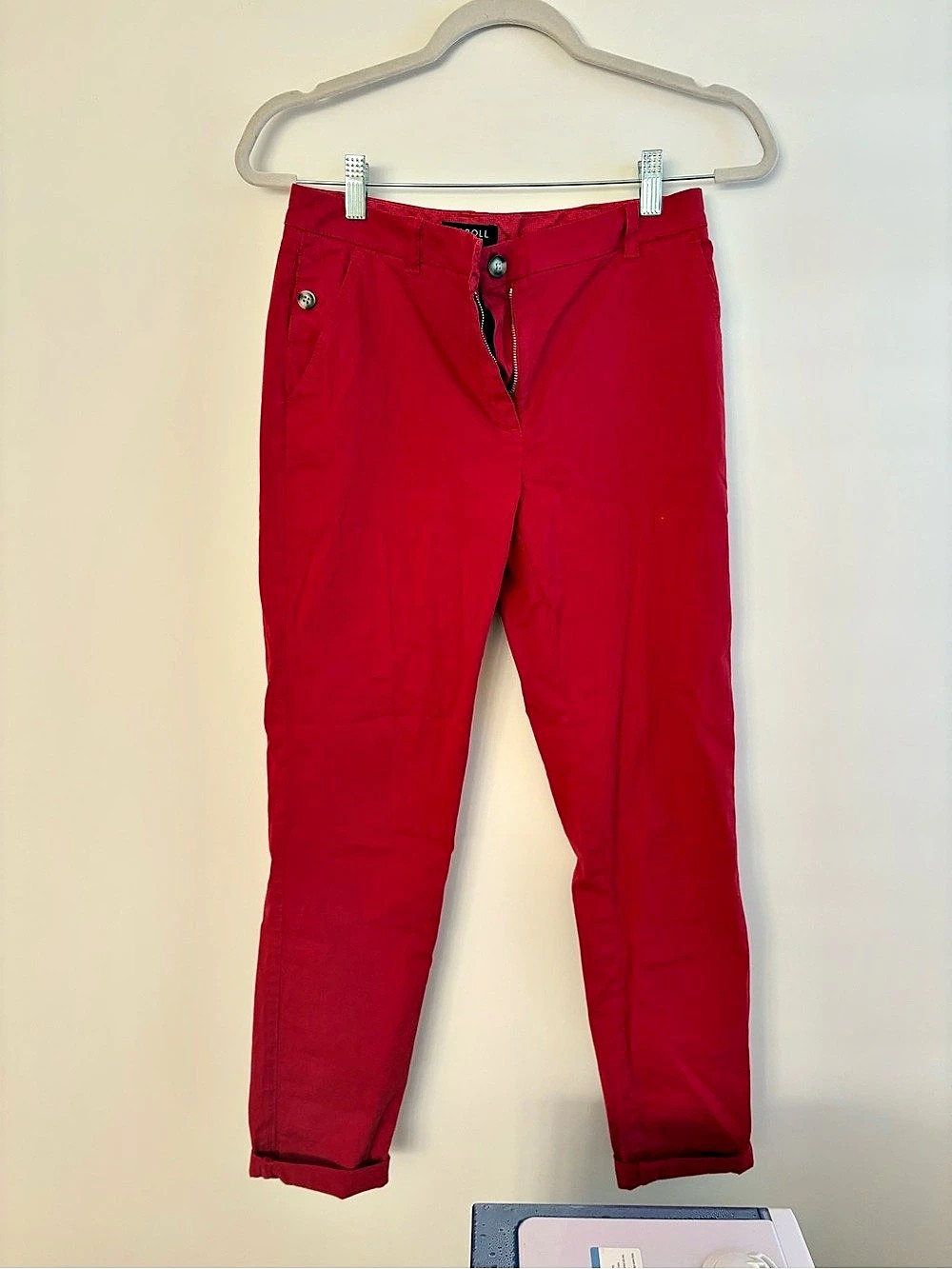 Caroll Skinny Pants in Red Size 36